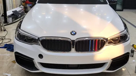전체랩핑 BMW 520d 사틴화이트 시공기~! / 화성, 동탄, 용인, 오산