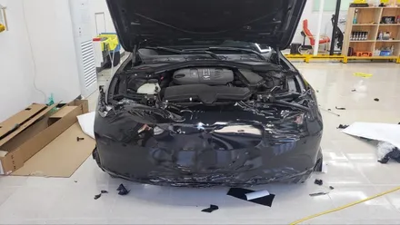 BMW 320d 메탈릭 블랙 전체랩핑 시공기! / 화성, 동탄, 용인, 오산