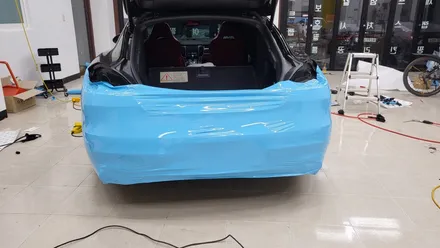 포르쉐 파나메라 970 GTS 스카이블루 전체랩핑 / 화성, 동탄, 용인, 오산