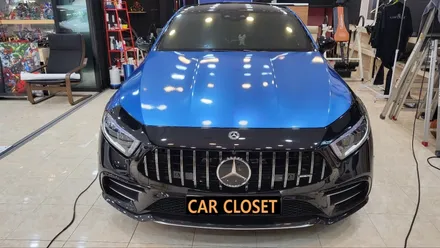 벤츠 CLS 53 AMG 블루 메탈릭 전체랩핑 시공기! / 화성, 동탄, 용인, 오산