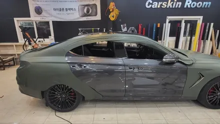 제네시스 G70 무광 밀리터리그린 재시공 / 화성, 동탄, 용인, 오산