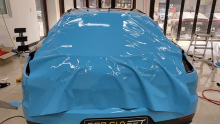 포르쉐 파나메라 970 GTS 스카이블루 전체랩핑 / 화성, 동탄, 용인, 오산