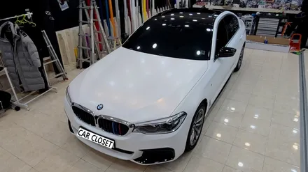 전체랩핑 BMW 520d 사틴화이트 시공기~! / 화성, 동탄, 용인, 오산