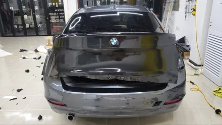 BMW 320d 메탈릭 블랙 전체랩핑 시공기! / 화성, 동탄, 용인, 오산