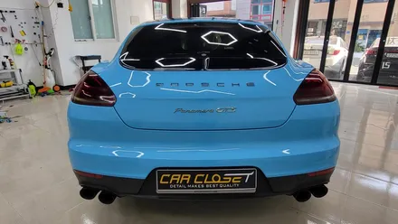 포르쉐 파나메라 970 GTS 스카이블루 전체랩핑 / 화성, 동탄, 용인, 오산