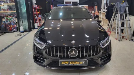 벤츠 CLS 53 AMG 블루 메탈릭 전체랩핑 시공기! / 화성, 동탄, 용인, 오산