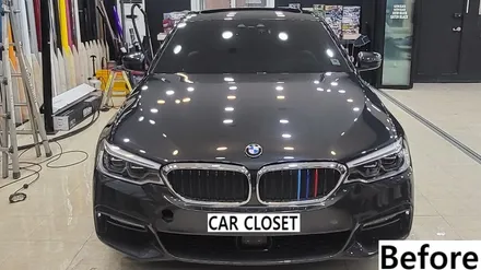 전체랩핑 BMW 520d 사틴화이트 시공기~! / 화성, 동탄, 용인, 오산