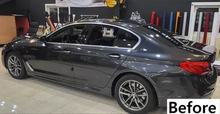 전체랩핑 BMW 520d 사틴화이트 시공기~! / 화성, 동탄, 용인, 오산