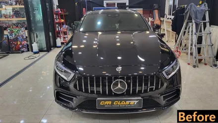 벤츠 CLS 53 AMG 블루 메탈릭 전체랩핑 시공기! / 화성, 동탄, 용인, 오산