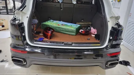 포르쉐 카이엔 블랙 메탈릭 전체랩핑 시공기! / 화성, 동탄, 용인, 오산