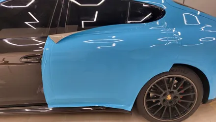 포르쉐 파나메라 970 GTS 스카이블루 전체랩핑 / 화성, 동탄, 용인, 오산