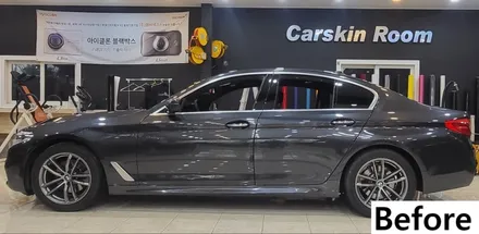 전체랩핑 BMW 520d 사틴화이트 시공기~! / 화성, 동탄, 용인, 오산