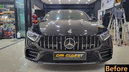 벤츠 CLS 53 AMG 블루 메탈릭 전체랩핑 시공기! / 화성, 동탄, 용인, 오산