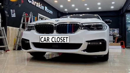 전체랩핑 BMW 520d 사틴화이트 시공기~! / 화성, 동탄, 용인, 오산