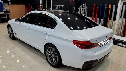전체랩핑 BMW 520d 사틴화이트 시공기~! / 화성, 동탄, 용인, 오산