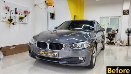 BMW 320d 메탈릭 블랙 전체랩핑 시공기! / 화성, 동탄, 용인, 오산