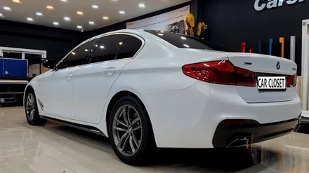 전체랩핑 BMW 520d 사틴화이트 시공기~! / 화성, 동탄, 용인, 오산