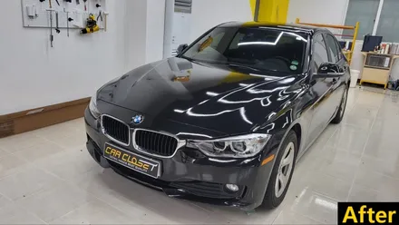 BMW 320d 메탈릭 블랙 전체랩핑 시공기! / 화성, 동탄, 용인, 오산