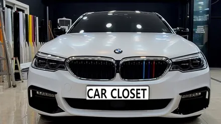 전체랩핑 BMW 520d 사틴화이트 시공기~! / 화성, 동탄, 용인, 오산