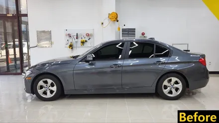 BMW 320d 메탈릭 블랙 전체랩핑 시공기! / 화성, 동탄, 용인, 오산