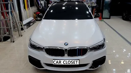 전체랩핑 BMW 520d 사틴화이트 시공기~! / 화성, 동탄, 용인, 오산