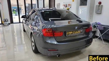 BMW 320d 메탈릭 블랙 전체랩핑 시공기! / 화성, 동탄, 용인, 오산