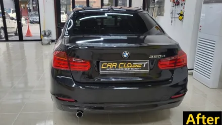 BMW 320d 메탈릭 블랙 전체랩핑 시공기! / 화성, 동탄, 용인, 오산
