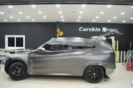 오산랩핑 BMW X5 사틴그레이 전체랩핑 시공기 / 화성, 동탄, 용인, 오산