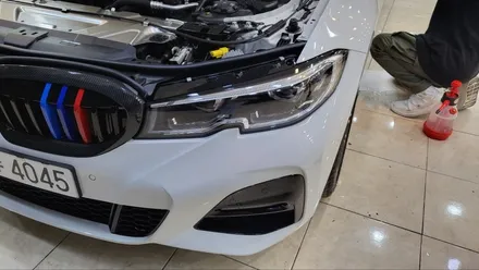 BMW 340i 라이트필름 , 사이드미러 포인트 랩핑 시공! / 화성, 동탄, 용인, 오산