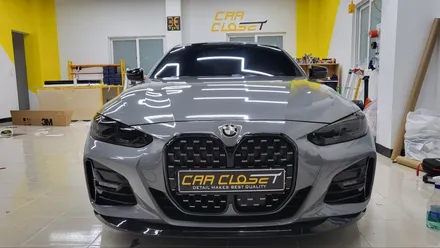 동탄랩핑 BMW 430i 락그레이 전체랩핑 / 화성, 동탄, 용인, 오산
