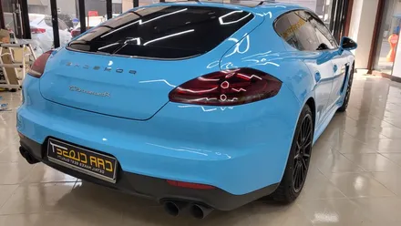 포르쉐 파나메라 970 GTS 스카이블루 전체랩핑 / 화성, 동탄, 용인, 오산
