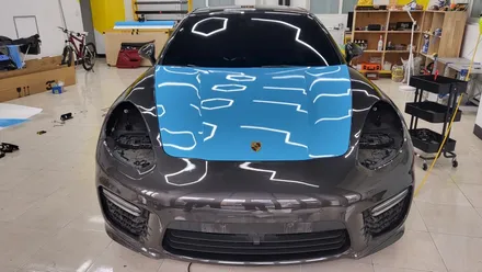 포르쉐 파나메라 970 GTS 스카이블루 전체랩핑 / 화성, 동탄, 용인, 오산