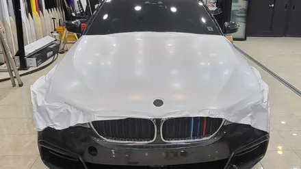 전체랩핑 BMW 520d 사틴화이트 시공기~! / 화성, 동탄, 용인, 오산