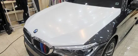 전체랩핑 BMW 520d 사틴화이트 시공기~! / 화성, 동탄, 용인, 오산