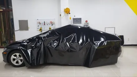 BMW 320d 메탈릭 블랙 전체랩핑 시공기! / 화성, 동탄, 용인, 오산
