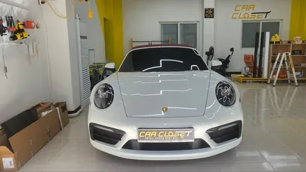 포르쉐 911 카레라 4s 전체랩핑 제거 / 화성, 동탄, 용인, 오산