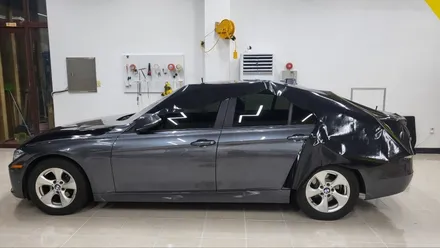 BMW 320d 메탈릭 블랙 전체랩핑 시공기! / 화성, 동탄, 용인, 오산