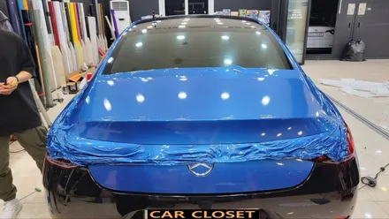 벤츠 CLS 53 AMG 블루 메탈릭 전체랩핑 시공기! / 화성, 동탄, 용인, 오산