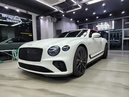 [성남랩핑][분당랩핑] 슈퍼카 벤틀리 GTC SPEED 고광도 블랙 전체랩핑 / 성남시 수정구 고등동