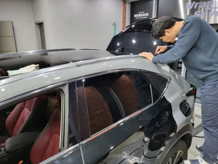렉서스 NX300h 락그레이 전체랩핑 시공 / 성남시 수정구 고등동