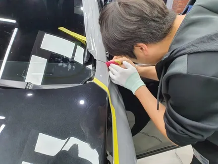 렉서스 NX300h 락그레이 전체랩핑 시공 / 성남시 수정구 고등동