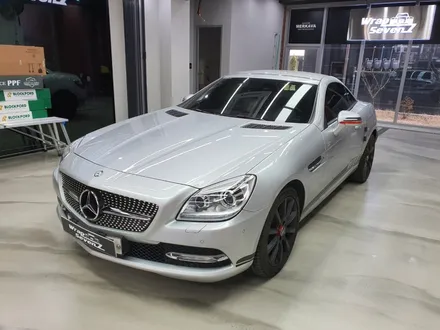 [분당 랩핑][판교 랩핑] 벤츠 SLK200 컨버터블 인디고블루 전체랩핑 / 성남시 수정구 고등동
