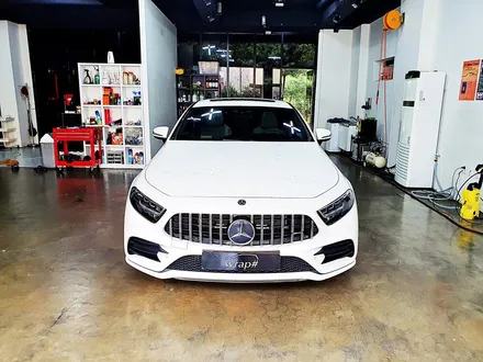 [랩샵][랩핑] 벤츠 CLS400D 루프스킨 포인트랩핑 / 수원시 영통구 이의동