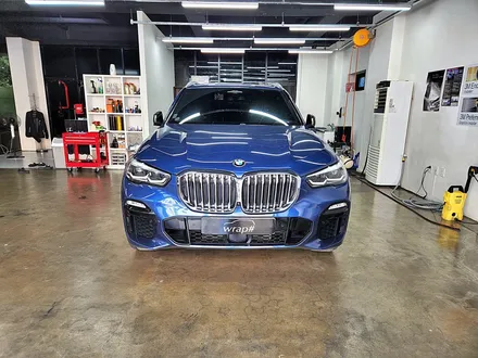 [랩샵][수원랩핑] BMW X5 크롬죽이기 포인트랩핑 / 수원시 영통구 이의동