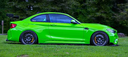 수원 광교 BMW F87 M2 MEXX 고광택필름 티파니블루 전체 랩핑 / 수원시 영통구 이의동