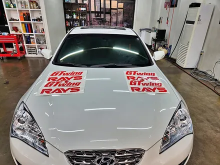 [랩샵][수원랩핑] 현대 제네시스 쿠페 커스텀데칼 레이싱데칼 / 수원시 영통구 이의동