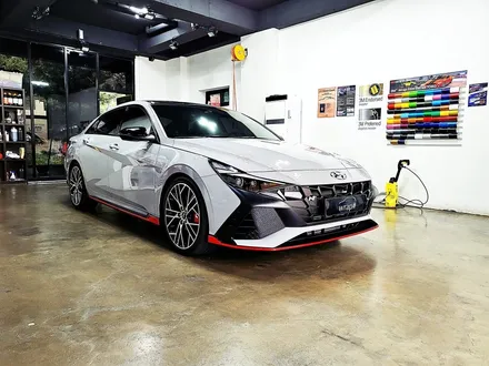[랩샵][수원랩핑] 현대 아반테N 루프스킨 / 수원시 영통구 이의동