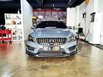 [랩샵][수원랩핑] 벤츠CLA45AMG 라이트필름 라이트PPF 스모그라이트필름 / 수원시 영통구 이의동
