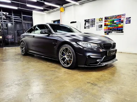 [랩샵][수원랩핑] BMW F82 M4 전체랩핑 사틴블랙전체랩핑 / 수원시 영통구 이의동