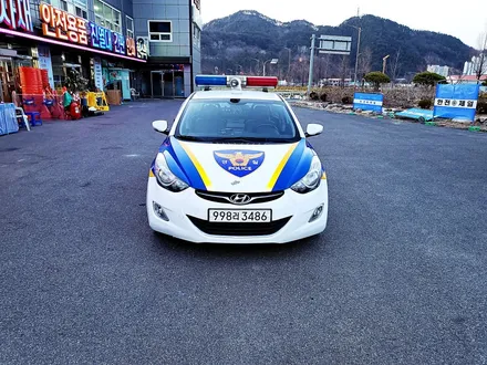 [랩샵][수원랩핑] 현대 아반테MD 경찰차랩핑 관공서차량랩핑 / 수원시 영통구 이의동